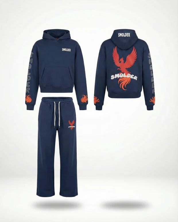 SMOLDER Phoenix Sweatsuit Navy Blue