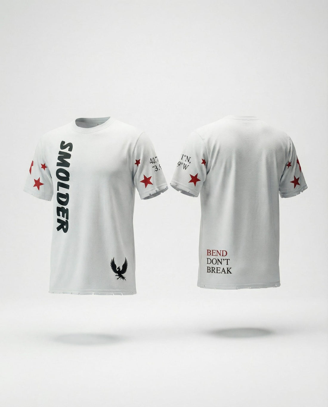 SMOLDER Phoenix Tee White