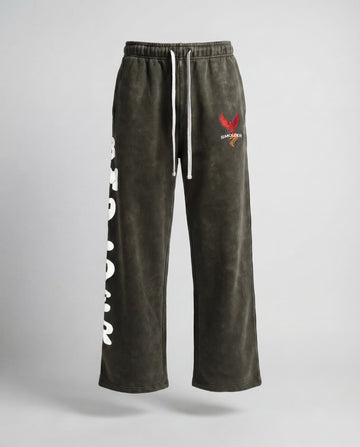 Acid wash premium pant (Gray)